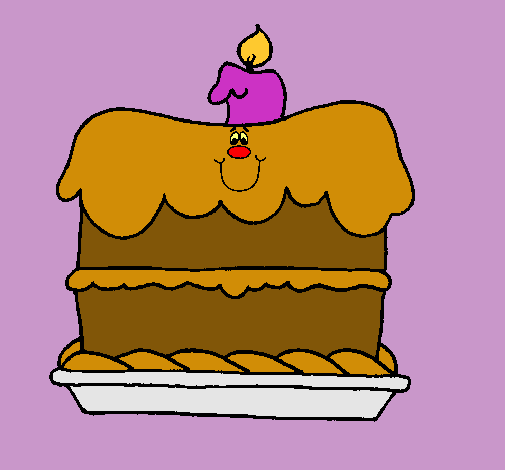 Pastel de cumpleaños