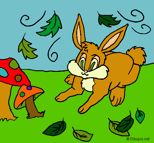 Dibujo Conejo pintado por javii