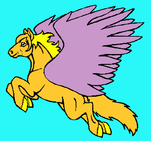 Pegaso volando