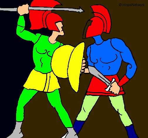 Lucha de gladiadores