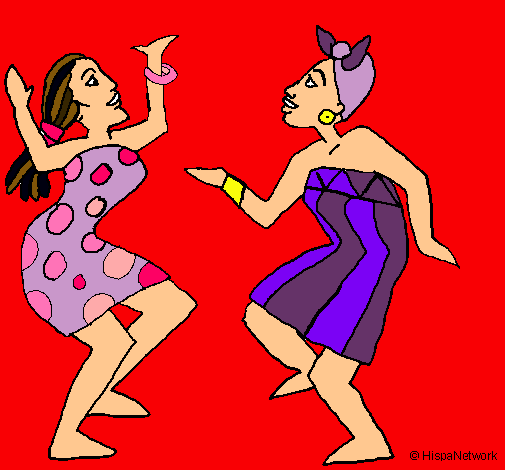 Mujeres bailando