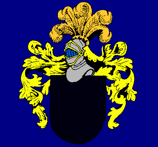 Escudo de armas y casco