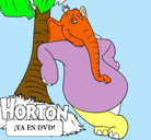 Dibujo Horton pintado por matias