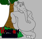 Dibujo Horton pintado por amanda