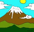 Dibujo Monte Fuji pintado por MONTEFUJI