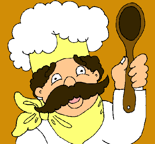 Chef con bigote