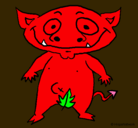 Dibujo Monstruo del bosque pintado por ikonbm-ugdgjk