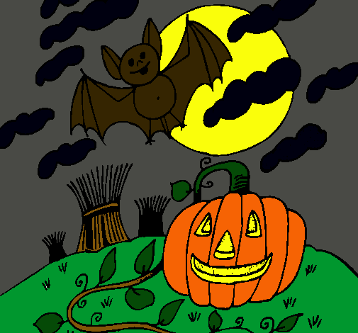 Paisaje de Halloween