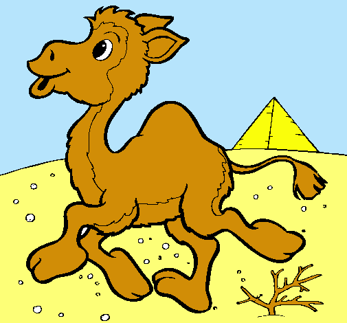 Dibujo Camello pintado por PERLITA