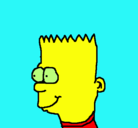 Dibujo Bart pintado por yeliiz