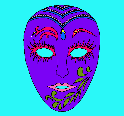 Dibujo Máscara pintado por daishamari