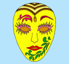 Dibujo Máscara pintado por gealorena