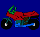 Dibujo Motocicleta pintado por kalid