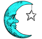 Dibujo Luna y estrella pintado por Myr