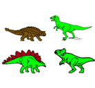 Dibujo Dinosaurios de tierra pintado por yoshi