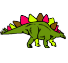 Dibujo Stegosaurus pintado por jjjj
