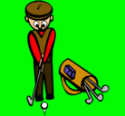 Dibujo Jugador de golf II pintado por MATIAS