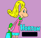 Dibujo Horton - Sally O'Maley pintado por jenni