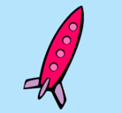 Dibujo Cohete II pintado por paulina