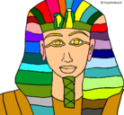 Dibujo Tutankamon pintado por rene