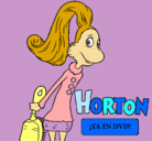 Dibujo Horton - Sally O'Maley pintado por maria fernanda