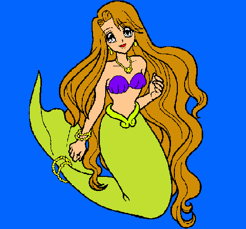 Dibujo Sirenita pintado por Shiranui