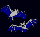 Dibujo Un par de murciélagos pintado por matiasagustinp