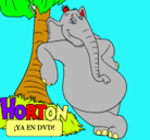 Dibujo Horton pintado por agustin