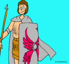 Dibujo Soldado romano II pintado por migel