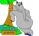 Dibujo Horton pintado por kevin