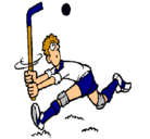 Dibujo Jugador de hockey sobre hierba pintado por Auris197