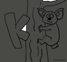 Dibujo Koala pintado por francisco
