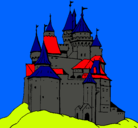 Dibujo Castillo medieval pintado por  moli