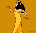 Dibujo Bailarina egipcia  pintado por aitana11