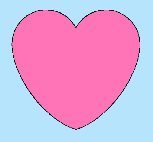 Dibujo Corazón pintado por hitany