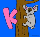 Dibujo Koala pintado por paulatina