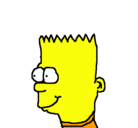 Dibujo Bart pintado por rica