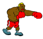 Dibujo Boxeador pintado por mohan