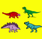 Dibujo Dinosaurios de tierra pintado por tererrestre  