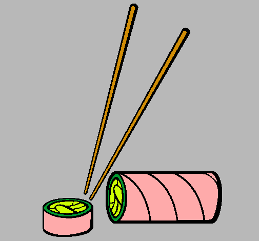 Dibujo Sushi pintado por Pokemon_99