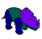 Dibujo Triceratops II pintado por juan jose