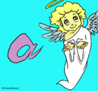 Dibujo Ángel pintado por aiidiita