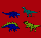 Dibujo Dinosaurios de tierra pintado por marifortes