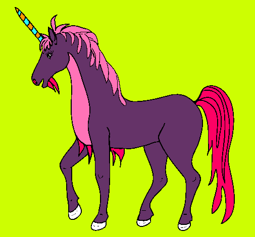 Dibujo Unicornio II pintado por carlamaria