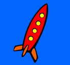 Dibujo Cohete II pintado por sergio