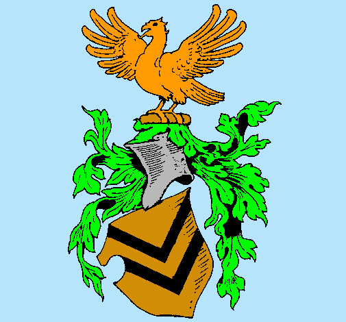 Escudo de armas y aguila 