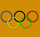 Dibujo Anillas de los juegos olimpícos pintado por IreneKitty