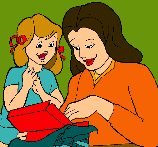 Dibujo Madre e hija pintado por Hugo05