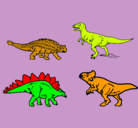 Dibujo Dinosaurios de tierra pintado por gerard