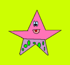 Dibujo Estrella 3 pintado por jandro